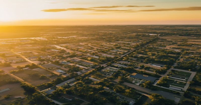 Vast undeveloped land parcels adjacent to growing suburban h